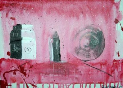 New York - 40 x 30 cm, Acryl und Mischtechnik auf Leinwand (verkauft) 